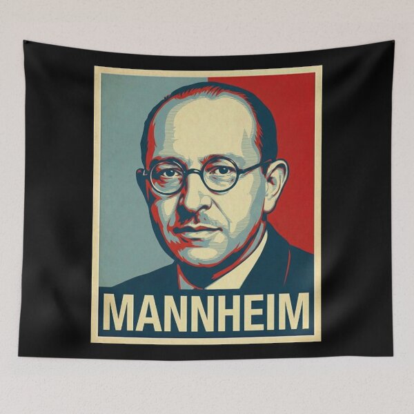 Item preview, Karl Mannheim Hope Style Retro Poster Art  designed and sold by Anya Byron.