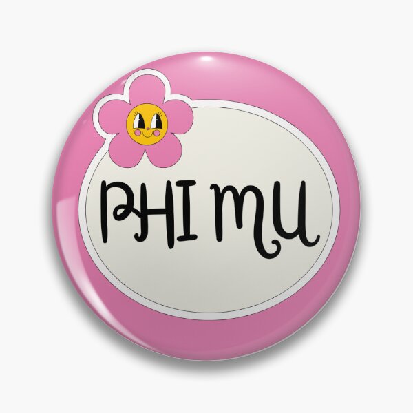 Item preview, Phi Mu Flower  designed and sold by booksandsundaes.