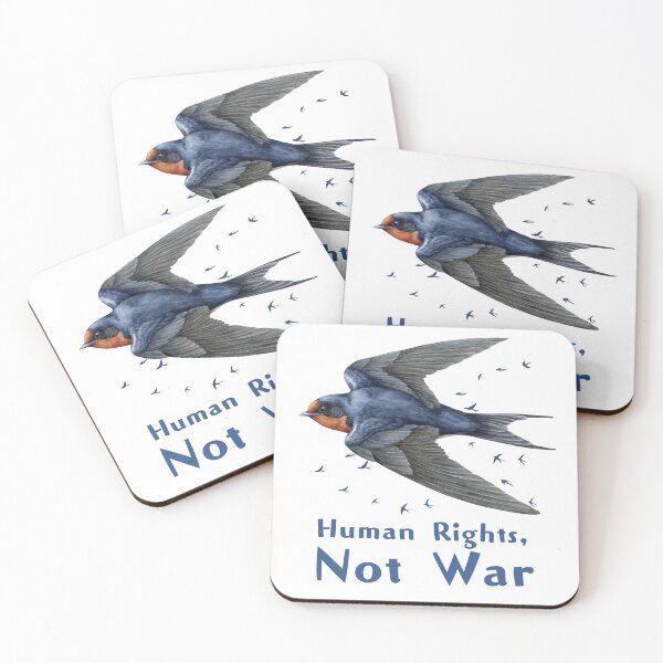 Item preview, Human Rights Not War designed and sold by YUNscape.