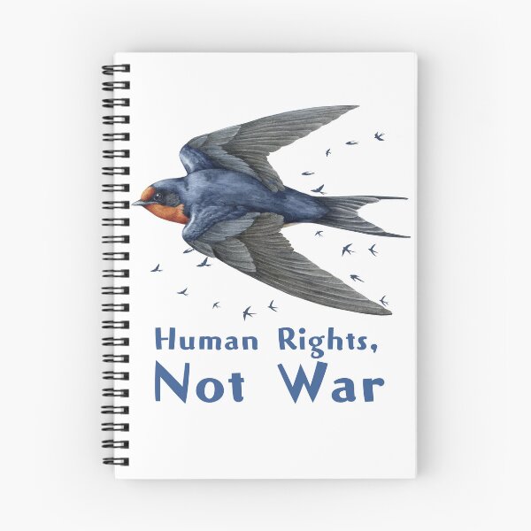 Item preview, Human Rights Not War designed and sold by YUNscape.