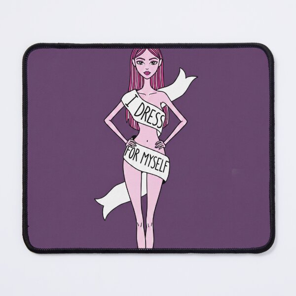 Item preview, I Dress For Myself – Feminist Illustration of Self-Love designed and sold by HeyHas.