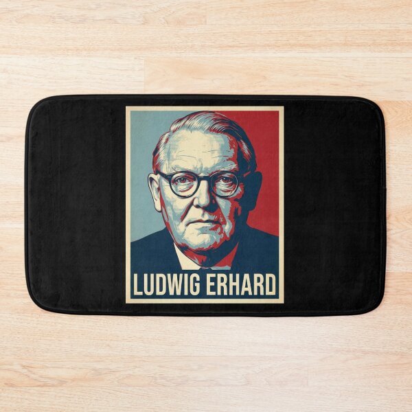 Item preview, Ludwig Erhard Hope Style Retro Poster Art  designed and sold by Anya Byron.