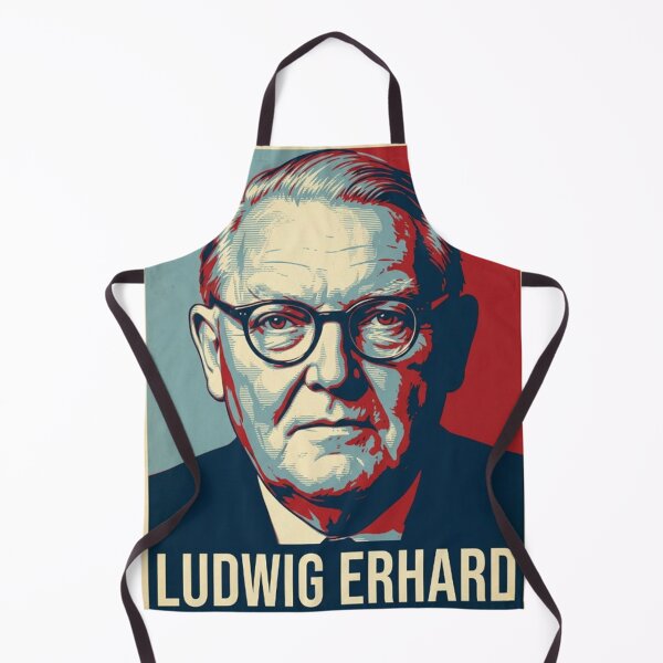 Item preview, Ludwig Erhard Hope Style Retro Poster Art designed and sold by Anya Byron.