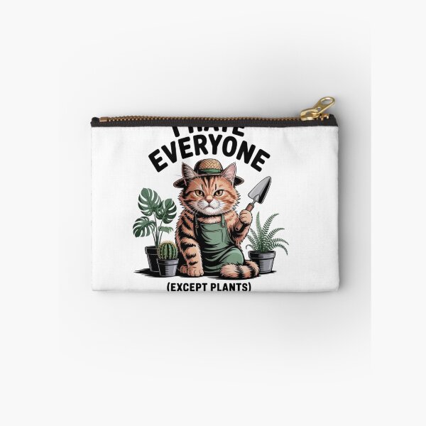 Item preview, Sarcastic Plant Mom Cat - I Hate Everyone Except Plants Introvert designed and sold by Mr-wow.