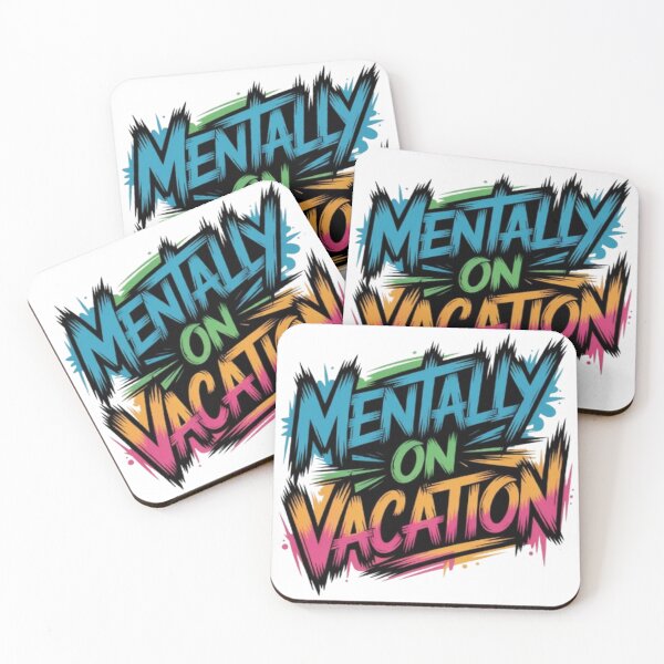 Item preview, Mentally On Vacation – Checked Out Vibes designed and sold by NewUSShop.