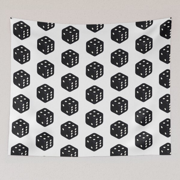 Item preview, Black Six Sided Dice Vector designed and sold by THP Creative.