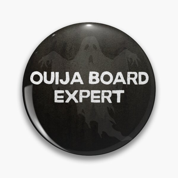 Artikelvorschau, Geisterjagd-Ouija-Brett-Expertenteam – Rolle/Positionsidentifizierungsknopf entworfen und verkauft von GhostlyWorld.
