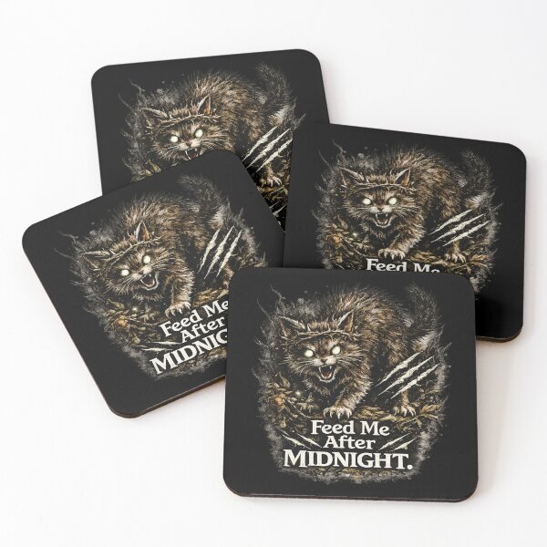 Item preview, Chat Noir Féroce Après Minuit – Feed Me After Midnight designed and sold by Astralia.