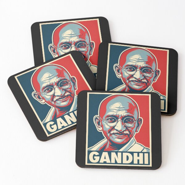 Item preview, Mahatma Gandhi  Hope Style Retro Poster Art  designed and sold by Anya Byron.