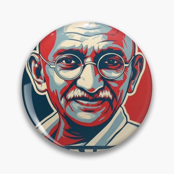 Item preview, Mahatma Gandhi  Hope Style Retro Poster Art  designed and sold by Anya Byron.