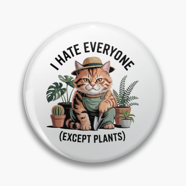 Item preview, Funny Gardener Cat Houseplants - Introvert Plant Dad Quote designed and sold by Mr-wow.