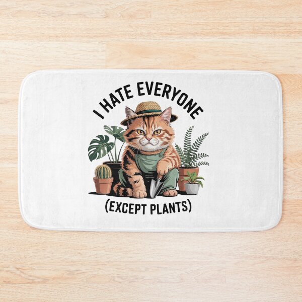 Item preview, Funny Gardener Cat Houseplants - Introvert Plant Dad Quote designed and sold by Mr-wow.