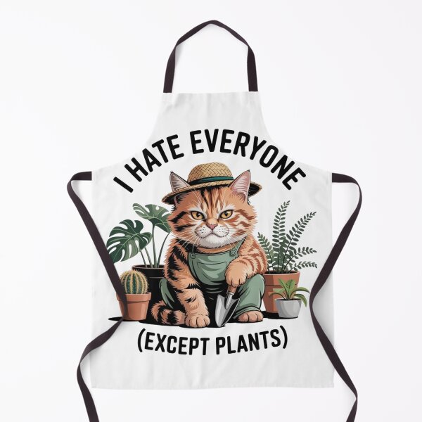 Item preview, Funny Gardener Cat Houseplants - Introvert Plant Dad Quote designed and sold by Mr-wow.