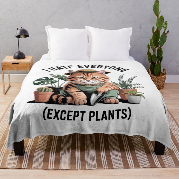 Item preview, Funny Gardener Cat Houseplants - Introvert Plant Dad Quote designed and sold by Mr-wow.
