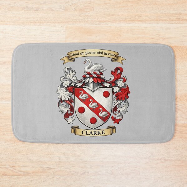 Item preview, The Clarke Family Coat of Arms designed and sold by BagTown Clans.