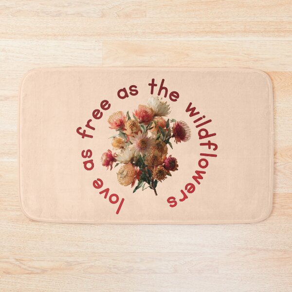 Item preview, Love as free as the wildflowers designed and sold by bubblyrainbow.