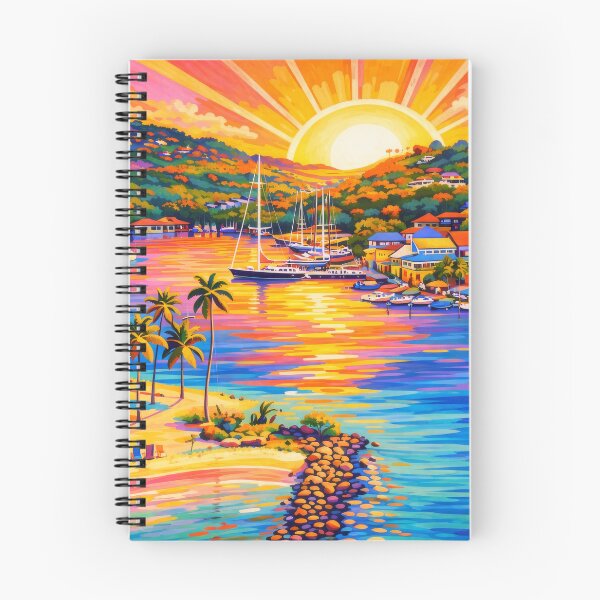 Item preview, Sunrise Over St Lucia Marigot Bay designed and sold by scicilysimonee.