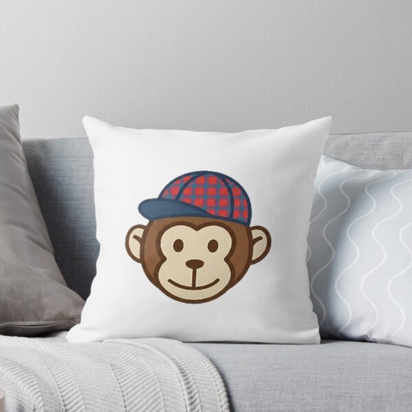 Item preview, Mono juguetón con una gorra clásica de ciclismo. Un diseño divertido para ciclistas que aprecian el estilo vintage. designed and sold by MyMonkeyMerch.
