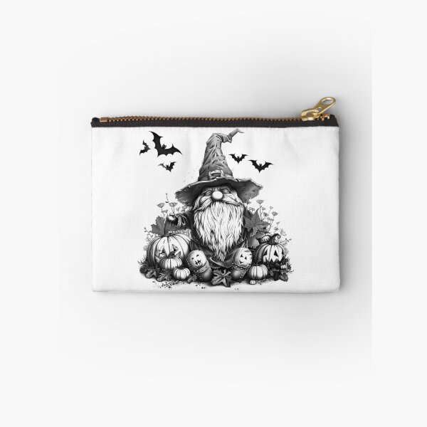 Item preview, Cute Halloween Gnome Witch with Pumpkins – Spooky Fall Mandala Style designed and sold by inkoutninja.