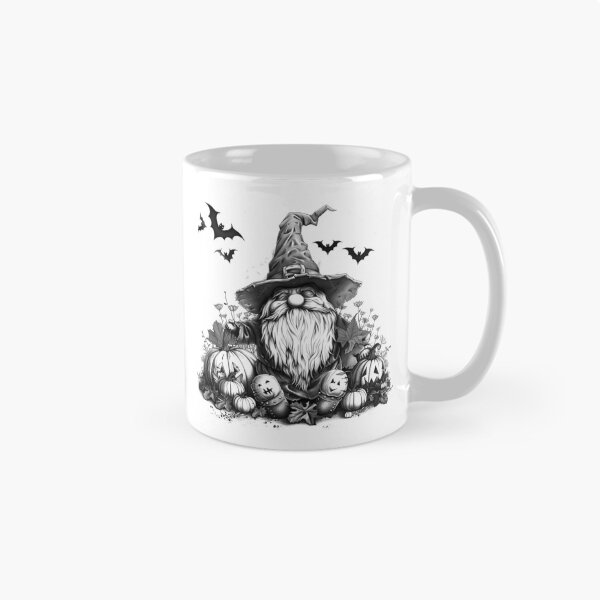 Item preview, Cute Halloween Gnome Witch with Pumpkins – Spooky Fall Mandala Style designed and sold by inkoutninja.