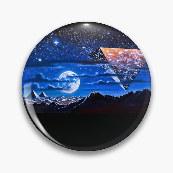 Item preview, Pyramid - Vintage Sci-Fi  Art  designed and sold by toufik4506.