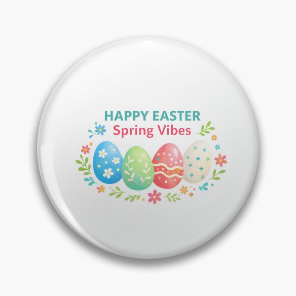 Item preview, Happy Easter Spring Vibes Colorful Egg Sticker designed and sold by MoodPawsCo.