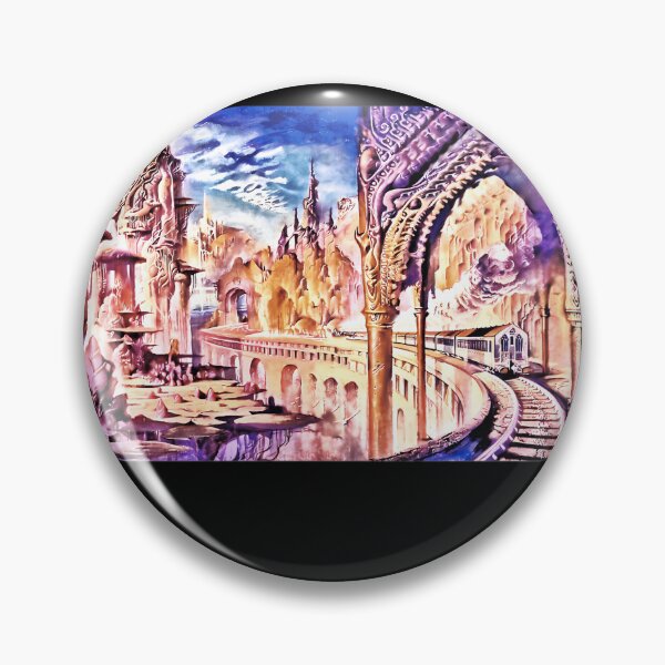 Item preview, Mysterious Railway - Vintage Sci-Fi  Art  designed and sold by toufik4506.