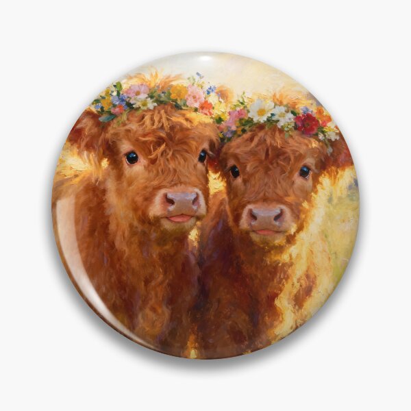 Item preview, Cute Little Highland Cows designed and sold by Glimmersmith.