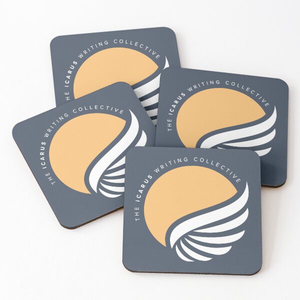 Item preview, The Icarus Writing Collective Wing Logo (W&Bl) designed and sold by The Icarus Writing Collective.