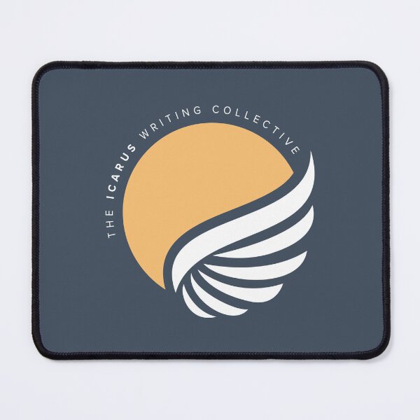 Item preview, The Icarus Writing Collective Wing Logo (W&Bl) designed and sold by The Icarus Writing Collective.