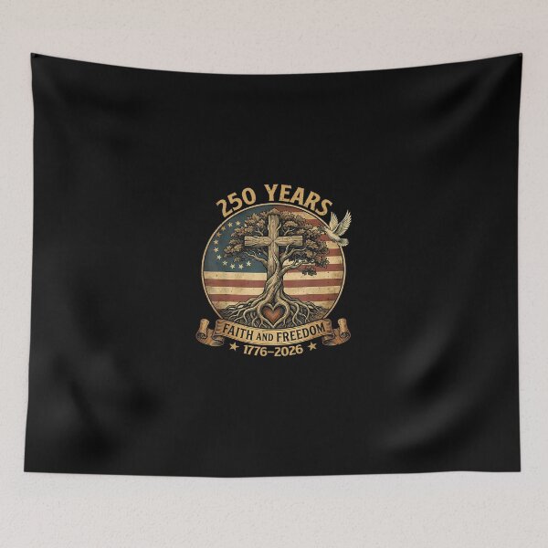Item preview, 250 Years Faith and Freedom Christian USA 250th Anniversary designed and sold by hargisnamocho.