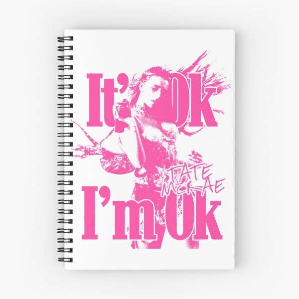 Item preview, Pink Typography Its Ok Iam Ok designed and sold by GlamRetro.