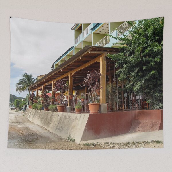 Item preview, Restaurant in Livingston,Guatemala designed and sold by heatherfriedman.