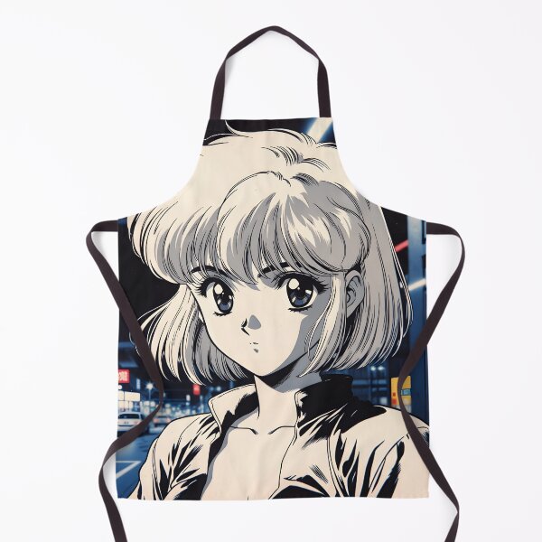 Item preview, Retro 80s Anime Girl Night City Vintage Anime Aesthetic designed and sold by Radnime.