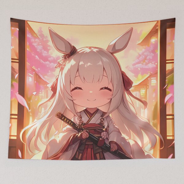 Aperçu de l'œuvre Navire d'or Uma Musume Pretty Derby Chibi Festival Kawaii créée et vendue par TanglenRabbit.