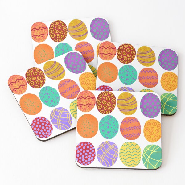 Item preview, Colorful Easter Eggs Pattern – Happy Easter Design designed and sold by DiceWay.