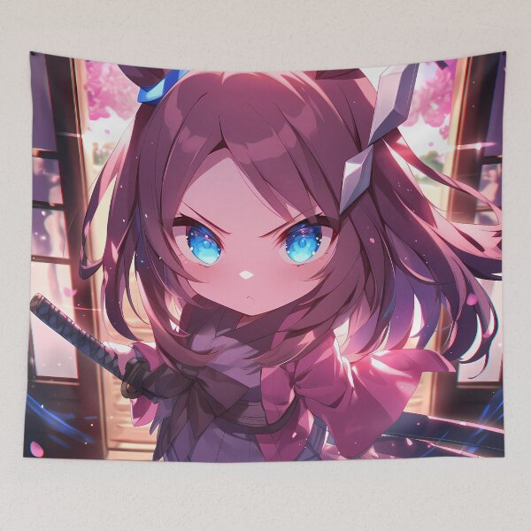 Item preview, Mihono Bourbon Uma Musume Pretty Derby Chibi Focus Sakura designed and sold by TanglenRabbit.