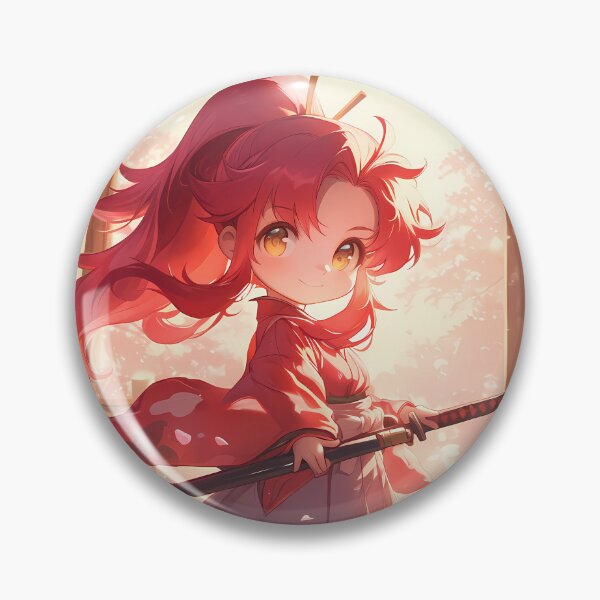 Item preview, Yoko Littner Tengen Toppa Gurren Lagann Chibi Waifu Cherry Blossom designed and sold by TanglenRabbit.