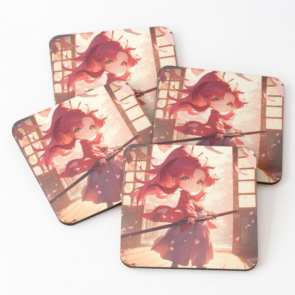Item preview, Yoko Littner Tengen Toppa Gurren Lagann Chibi Waifu Cherry Blossom designed and sold by TanglenRabbit.