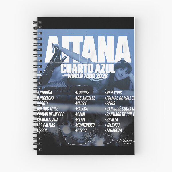 Item preview, Aitana  Cuarto Azul World Tour Aym 2026 designed and sold by MusicistApparel.