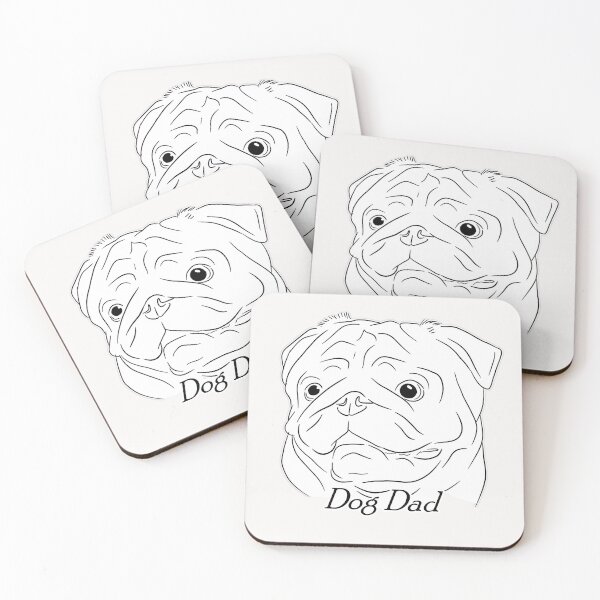 Item preview, Dog Dad Pug designed and sold by Pawsome-Doodles.
