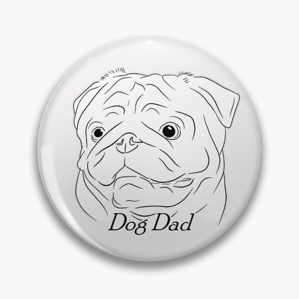 Item preview, Dog Dad Pug designed and sold by Pawsome-Doodles.