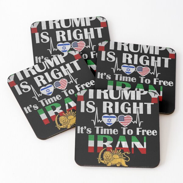 Aperçu de l'œuvre Trump a raison, il est temps de libérer l'Iran créée et vendue par RoyesButler.