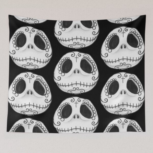 Item preview, Cara de esqueleto de calavera de azúcar designed and sold by ShayneoftheDead.