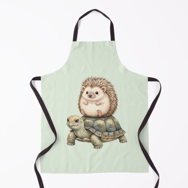 Item preview, Cute Hedgehog Riding Turtle designed and sold by naragon4289.