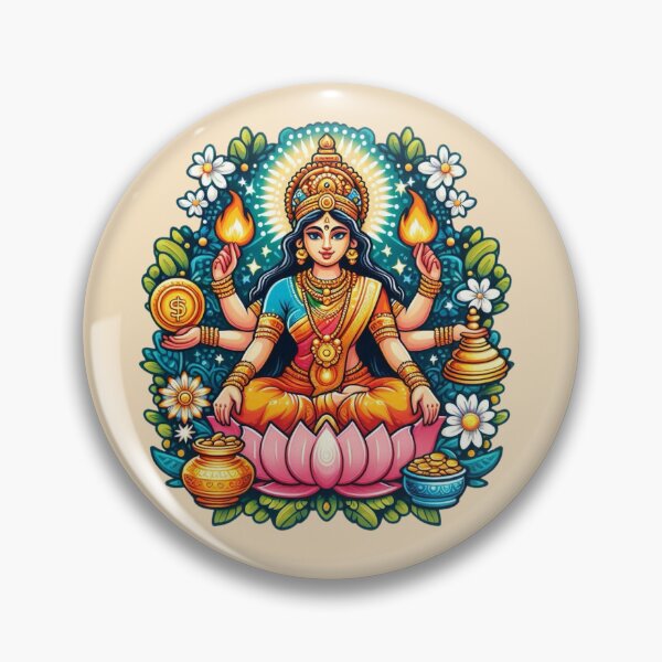 Item preview, Goddess Lakshmi designed and sold by Myra365Art.