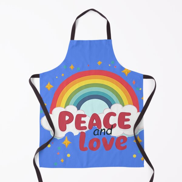 Item preview, peace, love and rainbows designed and sold by Faerieglen.