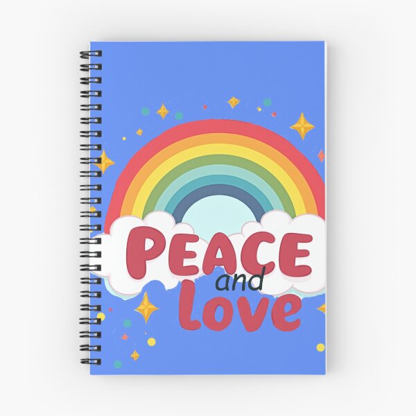Item preview, peace, love and rainbows designed and sold by Faerieglen.