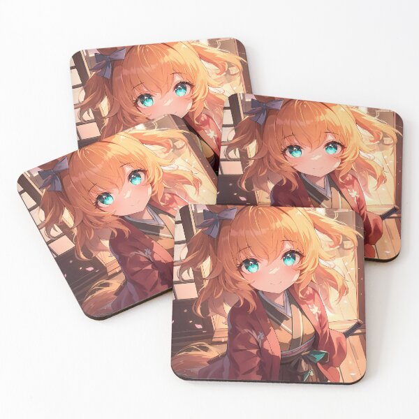 Item preview, Taiki Shuttle Uma Musume Pretty Derby Chibi Kimono Sakura Golden Hour designed and sold by TanglenRabbit.