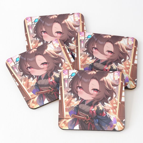 Item preview, Agnes Tachyon Uma Musume Pretty Derby Chibi Kimono Sakura Soft Sunset designed and sold by TanglenRabbit.